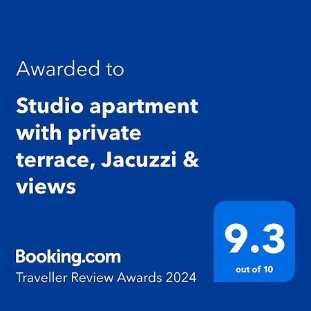 Studio Apartment With Private Terrace, Jacuzzi & Views モスタ エクステリア 写真
